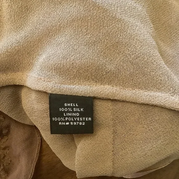 Adrianna Papell Boutique Copper Sequin Silk Top Women’s 2X Plus Size - Picture 11 of 11